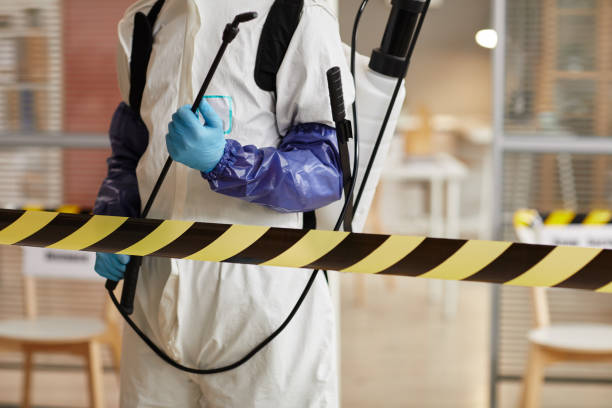 Professional Biohazard Cleanup technician working in Plymouth, WA